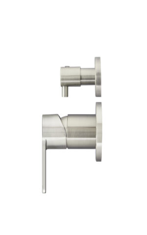 Meir Round Diverter Mixer - Pinless Range (PVD Brushed Nickel finish)