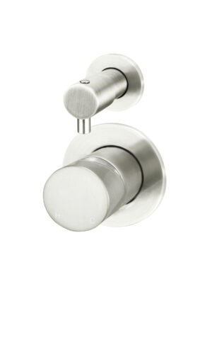 Meir Round Diverter Mixer - Pinless Range (PVD Brushed Nickel finish)