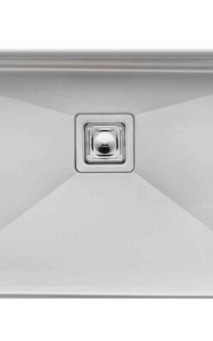 Oliveri 'Professional Series' Mega Bowl single sink, 78L capacity, no taphole, s/steel