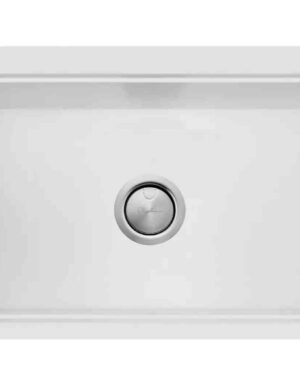 Oliveri 'Santorini' granite farmhouse sink, undermount - white finish