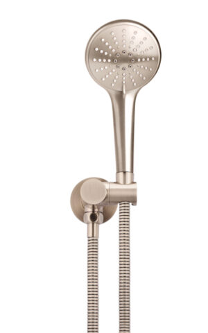 Meir 3-function Round Portable Hand Shower - Champagne finish