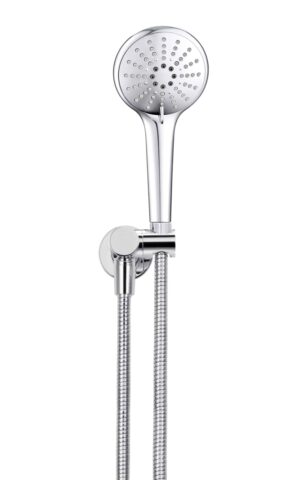 Meir 3-function Round Portable Hand Shower - Chrome finish