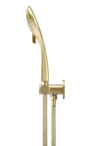 Meir 3-function Round Portable Hand Shower - PVD Tiger Bronze Gold finish