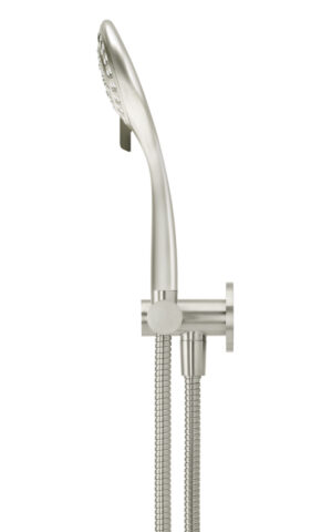 Meir 3-function Round Portable Hand Shower - PVD Brushed Nickel finish