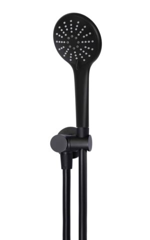 Meir 3-function Round Portable Hand Shower - Matte Black finish