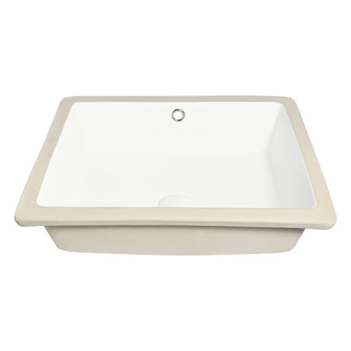 Eight Quarters - The 'Sotto' Collection - undermount sink/ white gloss finish/ 500 x 400 x 180
