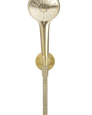 Meir Round hand Shower- PVD Tiger Bronze Gold finish