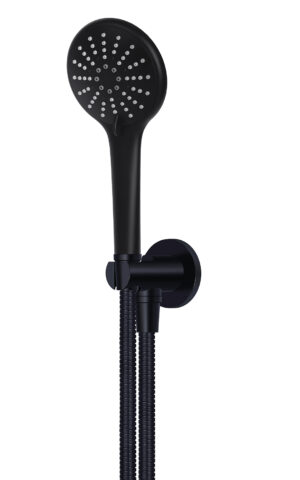 Meir Round hand Shower- matte Black finish