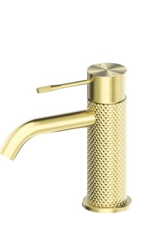 Nero 'Opal' Basin mixer in Brushed Gold finish