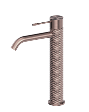 Nero 'Opal' Tall Basin Mixer in Brushed Bronzel finish