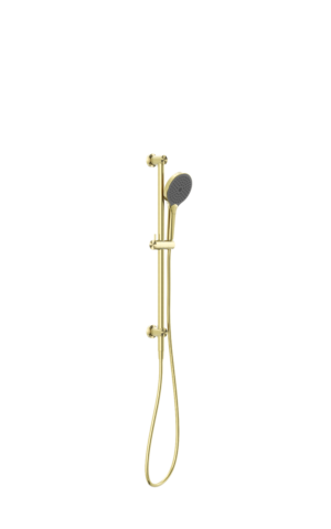 Nero 'Opal' Shower Rail with Air Shower, in Brushed Gold