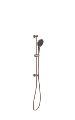 Nero 'Opal' Shower Rail with Air Shower, in Brushed Bronze