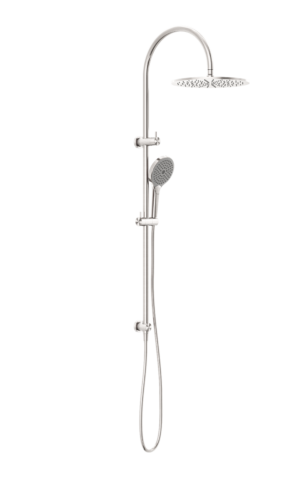 NERO OPAL TWIN SHOWER WITH AIR SHOWER II, IN BRUSHED NICKEL FINISH