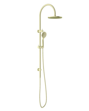 OPAL TWIN SHOWER WITH AIR SHOWER, IN BRUSHED GOLD FINISH