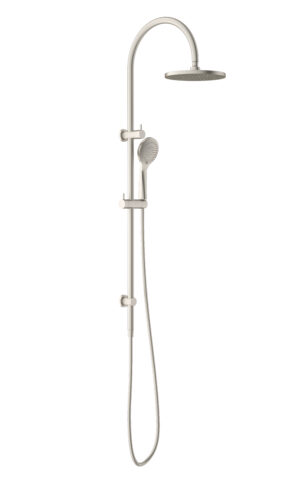 OPAL TWIN SHOWER WITH AIR SHOWER, IN BRUSHED NICKEL FINISH