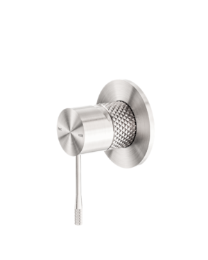 Nero 'Opal' Shower Mixer 80mm plate, Brushed Nickel finish