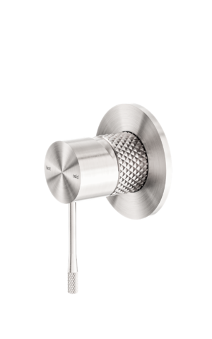 Nero 'Opal' Shower Mixer 80mm plate, Brushed Nickel finish