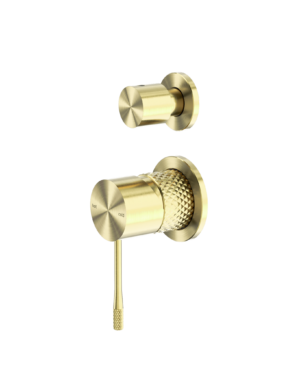 Nero 'Opal' Shower Mixer & Diverter in Brushed Gold finish