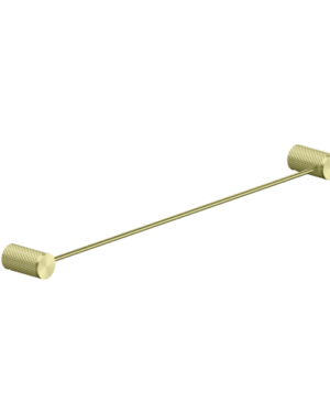 OPAL SINGLE TOWEL RAIL 600/800MM BRUSHED GOLD