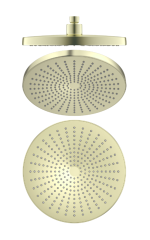 Nero 'Opal' Shower Head in Brushed Gold finish