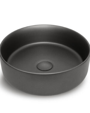 OTTI 'RADIUS' ABOVEMOUNT BASIN IN MATTE GREY FINISH