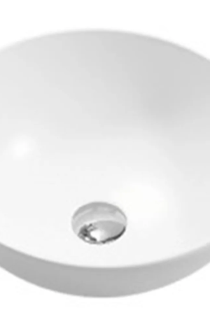 Otti 'Bondi' Round Matte White basin