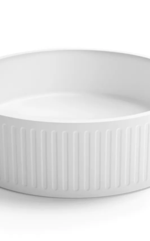 Otti 'Hudson' Concrete Basin - Round, Matte white finish