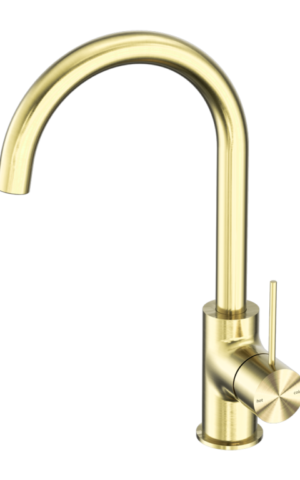 Nero Mecca Kitchen Mixer Tap in Brushed Gold finish