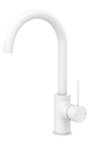 Nero Mecca Kitchen Mixer Tap in Matte White finish