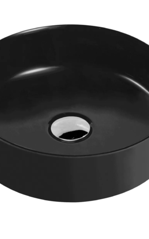 Otti 'Radius' Round Basin (355x355) in Matte Black finish