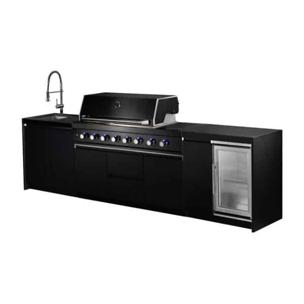 Aspire 6 Burner with rear burner & side burner (3120 x 620 x 900mm)