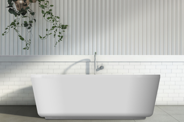 Decina 'Solis' freestanding bath, 1700mm