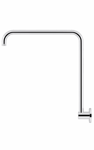 Meir high rise shower arm. Chrome finish