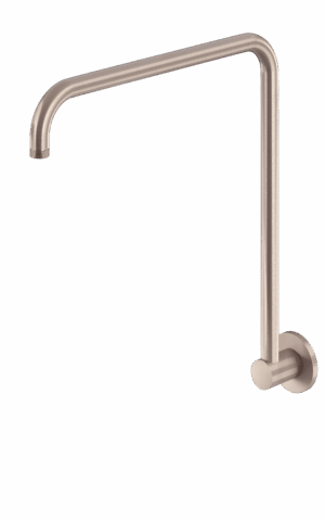 Meir high rise shower arm. Champagne finish