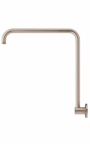 Meir high rise shower arm. Champagne finish