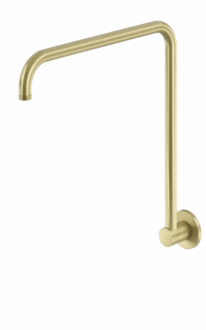 Meir high rise shower arm. PVD Tiger Bronze Gold finish