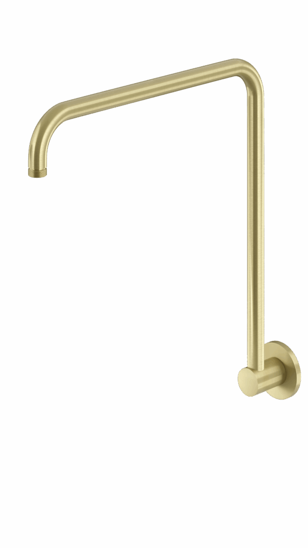 Meir high rise shower arm. PVD Tiger Bronze Gold finish