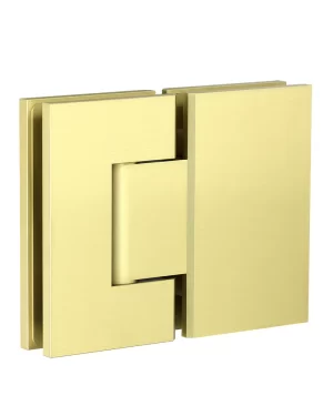 GLASS TO GLASS SHOWER DOOR HINGE PVD TIGER BRONZE