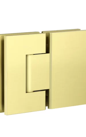 GLASS TO GLASS SHOWER DOOR HINGE PVD TIGER BRONZE