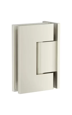 GLASS TO WALL SHOWER DOOR HINGE PVD BRUSHED NICKEL