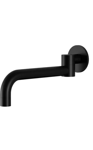 MEIR ROUND SWIVEL WALL SPOUT MATTE BLACK