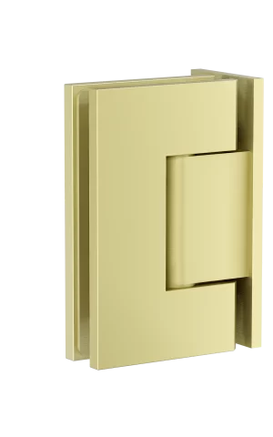 Meir Shower Hinge: Glass-To-Wall. PVD Tiger Bronze Finish finish
