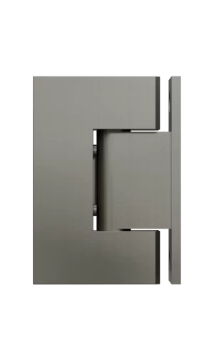 Meir Shower Hinge: Glass-To-Wall. PVD Gunmetal Grey Finish
