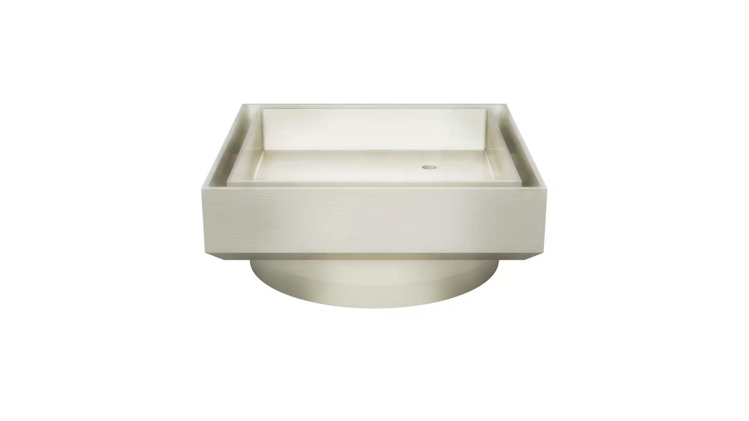 MEIR SHOWER WASTE WITH TILE INSERT / PVD BRUSHED NICKEL FINISH