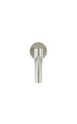 Meir Round Swivel Wall Spout. PVD Brushed Nickel finish