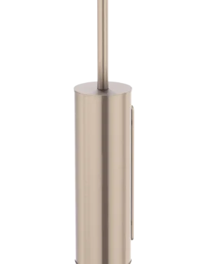 Meir Round Toilet Brush & Holder. Champagne finish