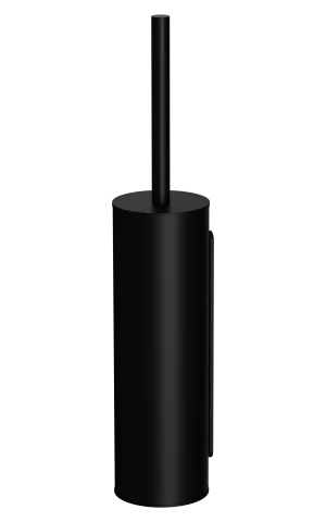 Meir Round Toilet Brush & Holder. Matte Black finish