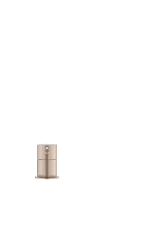 MEIR ROUND DECK MOUNTED MIXER. CHAMPAGNE FINISH