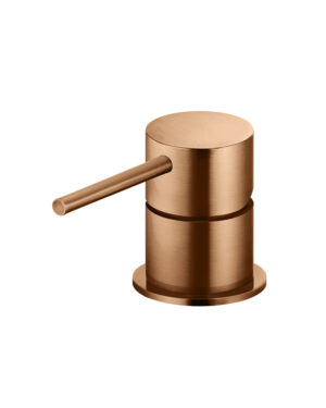 MEIR ROUND DECK MOUNTED MIXER. PVD LUSTRE BRONZE FINISH