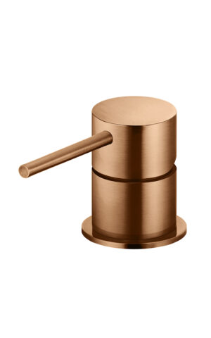 MEIR ROUND DECK MOUNTED MIXER. PVD LUSTRE BRONZE FINISH
